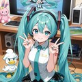 初音ミクとゲーム 3枚目