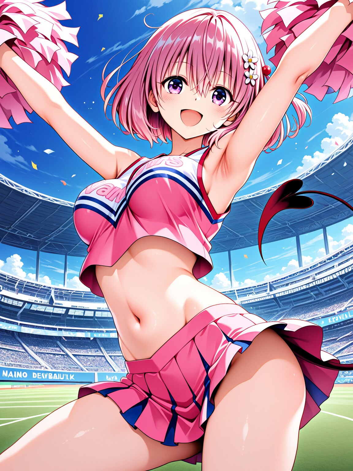 チアガールのモモちゃんです！