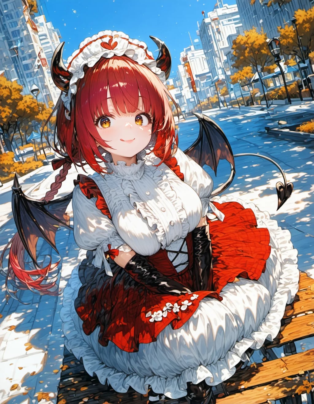 A Crimson Illusion in the Frost