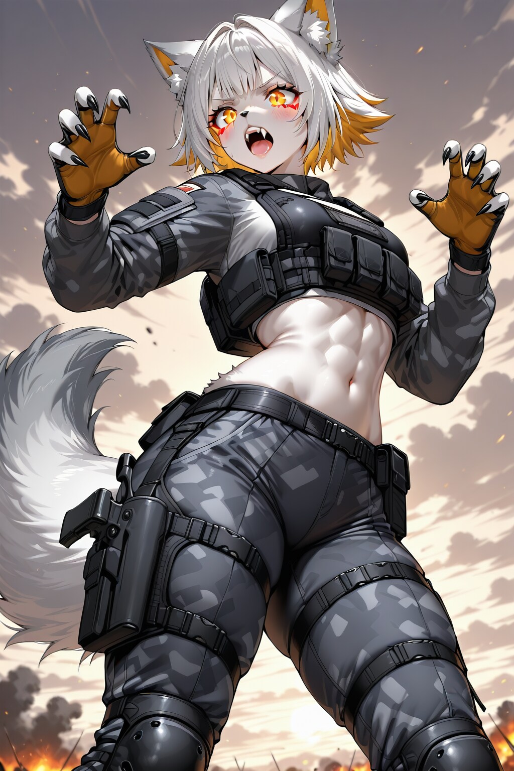 ガオーってしてみて？ | の人気AIイラスト・グラビア