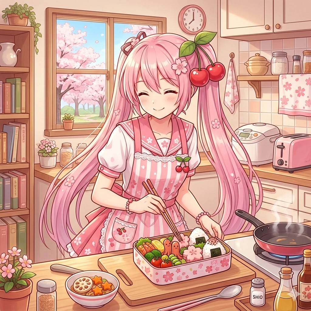 弁当作りガーリー | の人気AIイラスト・グラビア