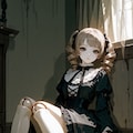 黒いドレスの人形 3枚目