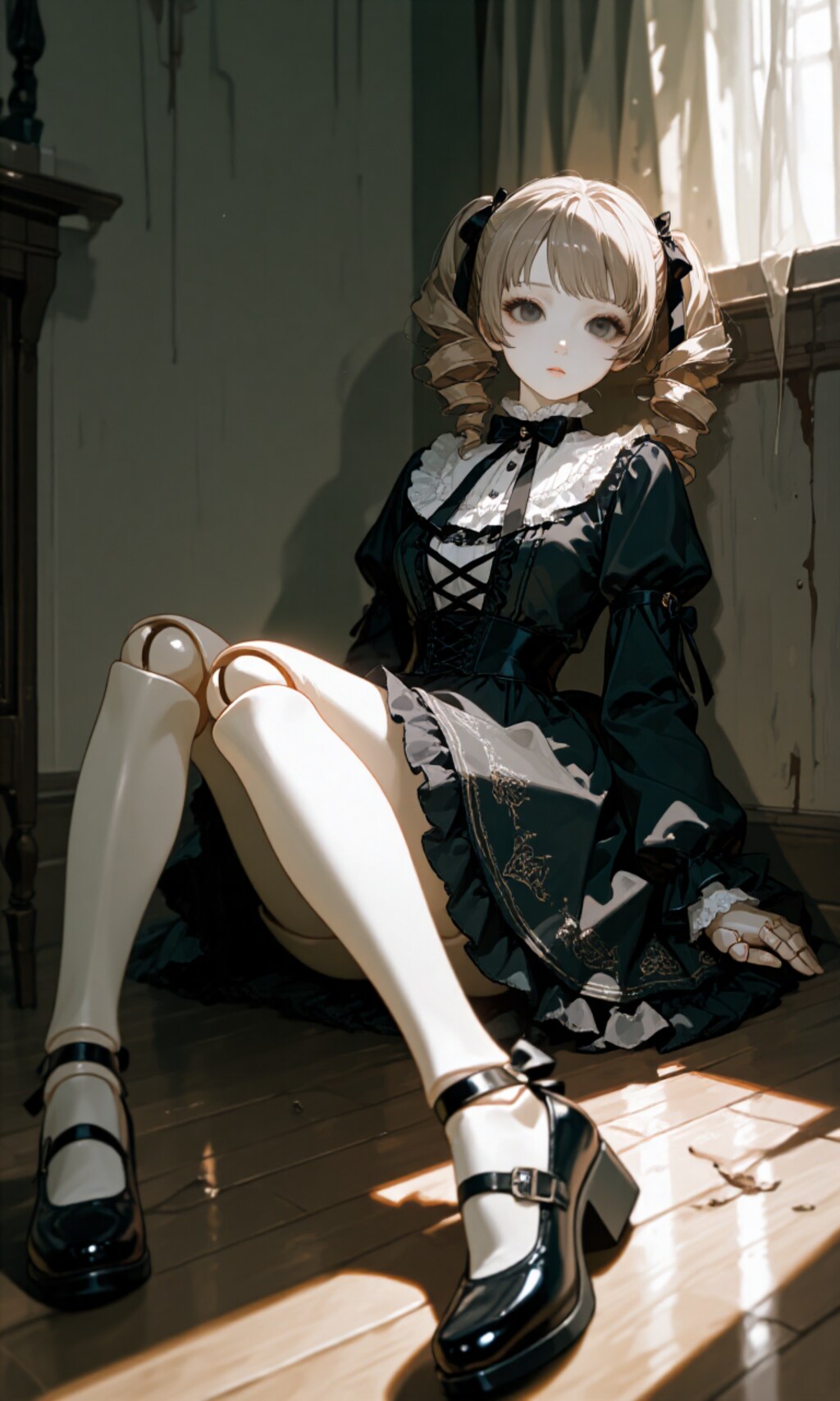 黒いドレスの人形