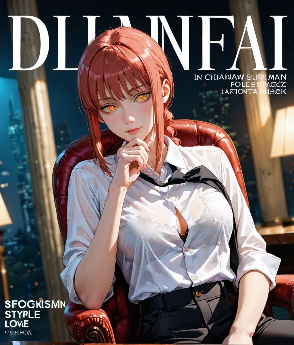 マキマ（謎な雑誌の表紙風） 006