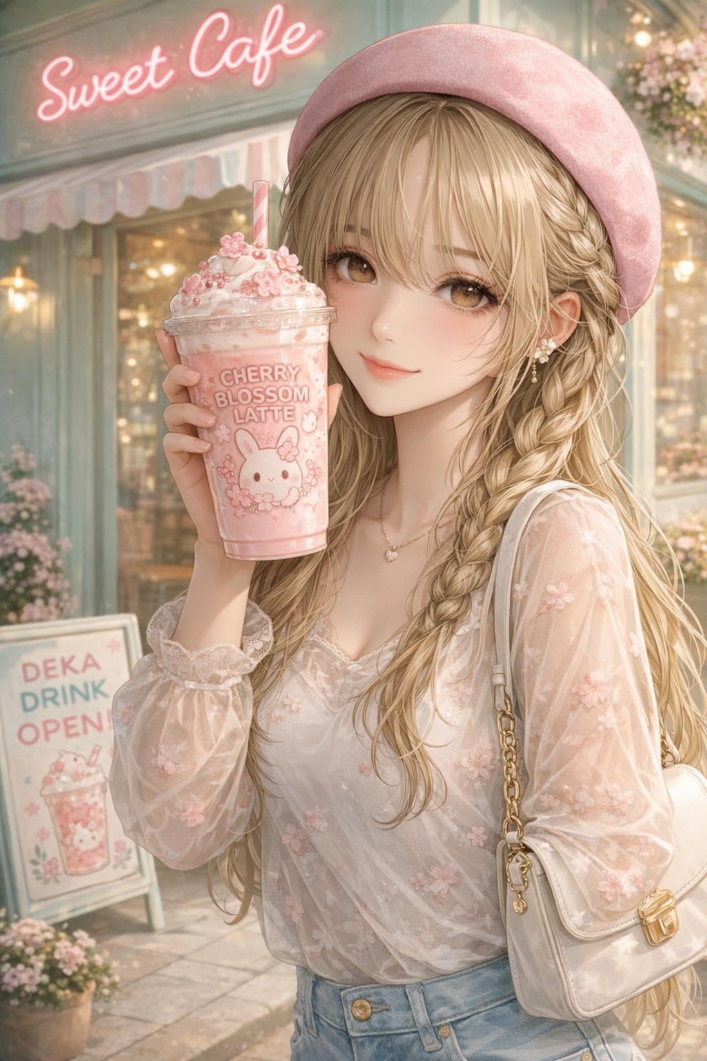 春コーデのインスタ投稿♡ | の人気AIイラスト・グラビア