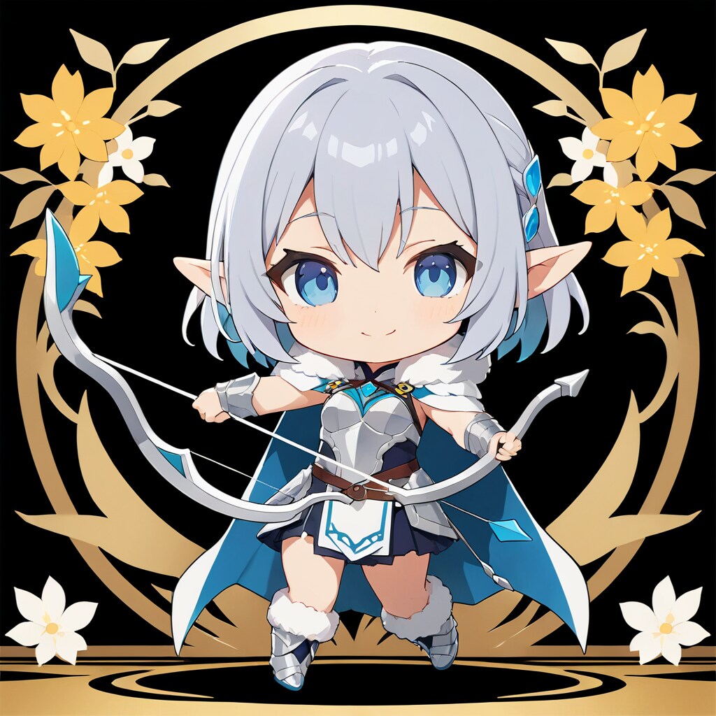 ちびエルフ銀姫 | の人気AIイラスト・グラビア