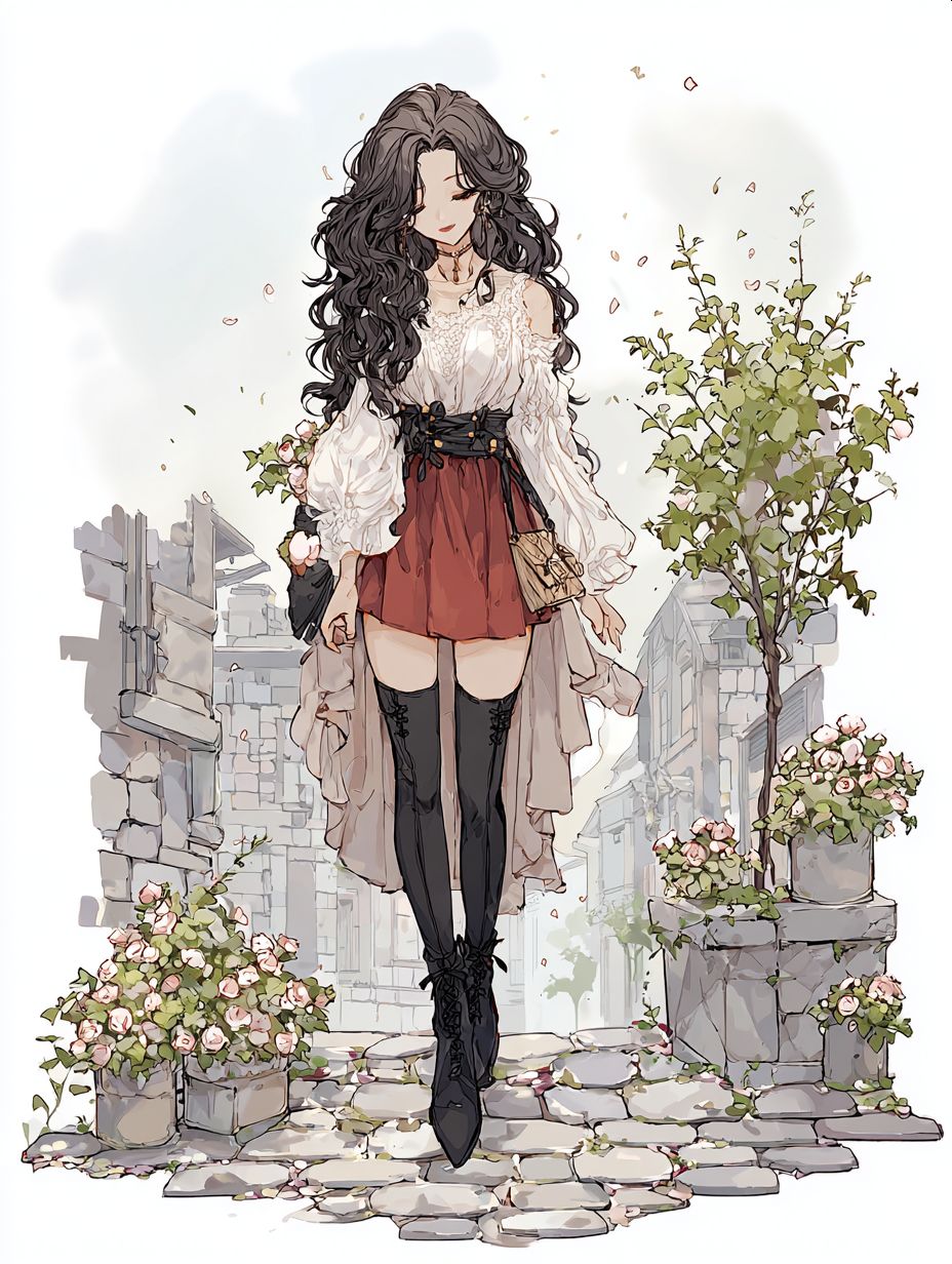 旅の途中のオシャレさん | の人気AIイラスト・グラビア