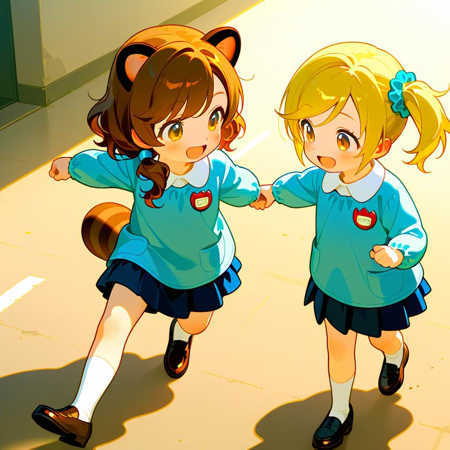 仲良し大作戦。ピコさん家のギャルお姉ちゃんとおでかけ。 | の人気AIイラスト・グラビア