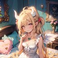 オリシアちゃんのサキュバスコスプレ♪ 4枚目