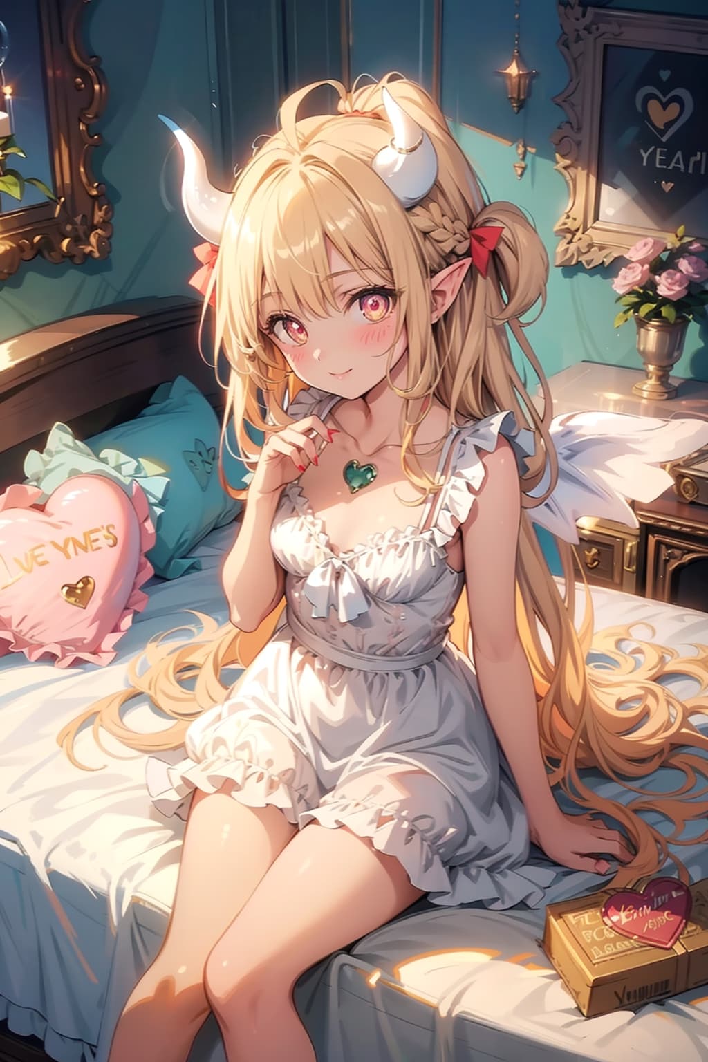 オリシアちゃんのサキュバスコスプレ♪