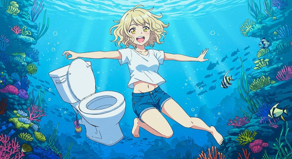 湖夏ちゃん✖️🚽