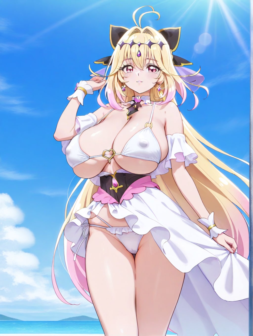 キュアアルカナ・シャドウ　水着フォーム🧡