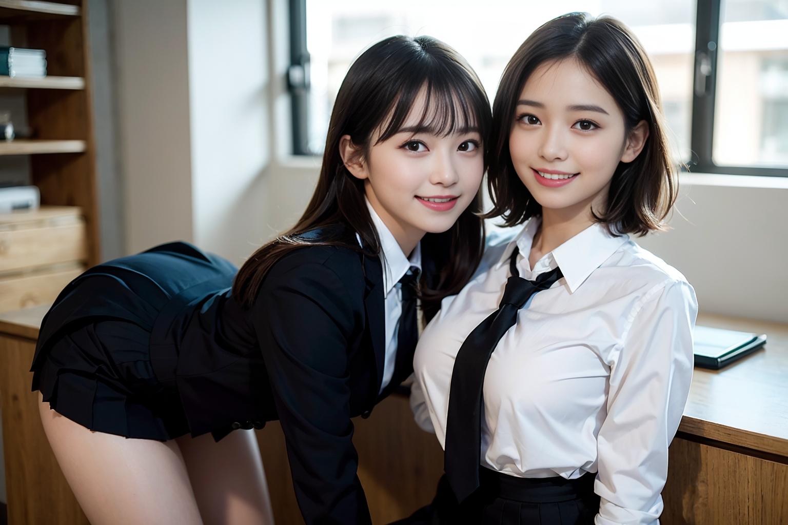 【巨乳】ビッチな後輩達