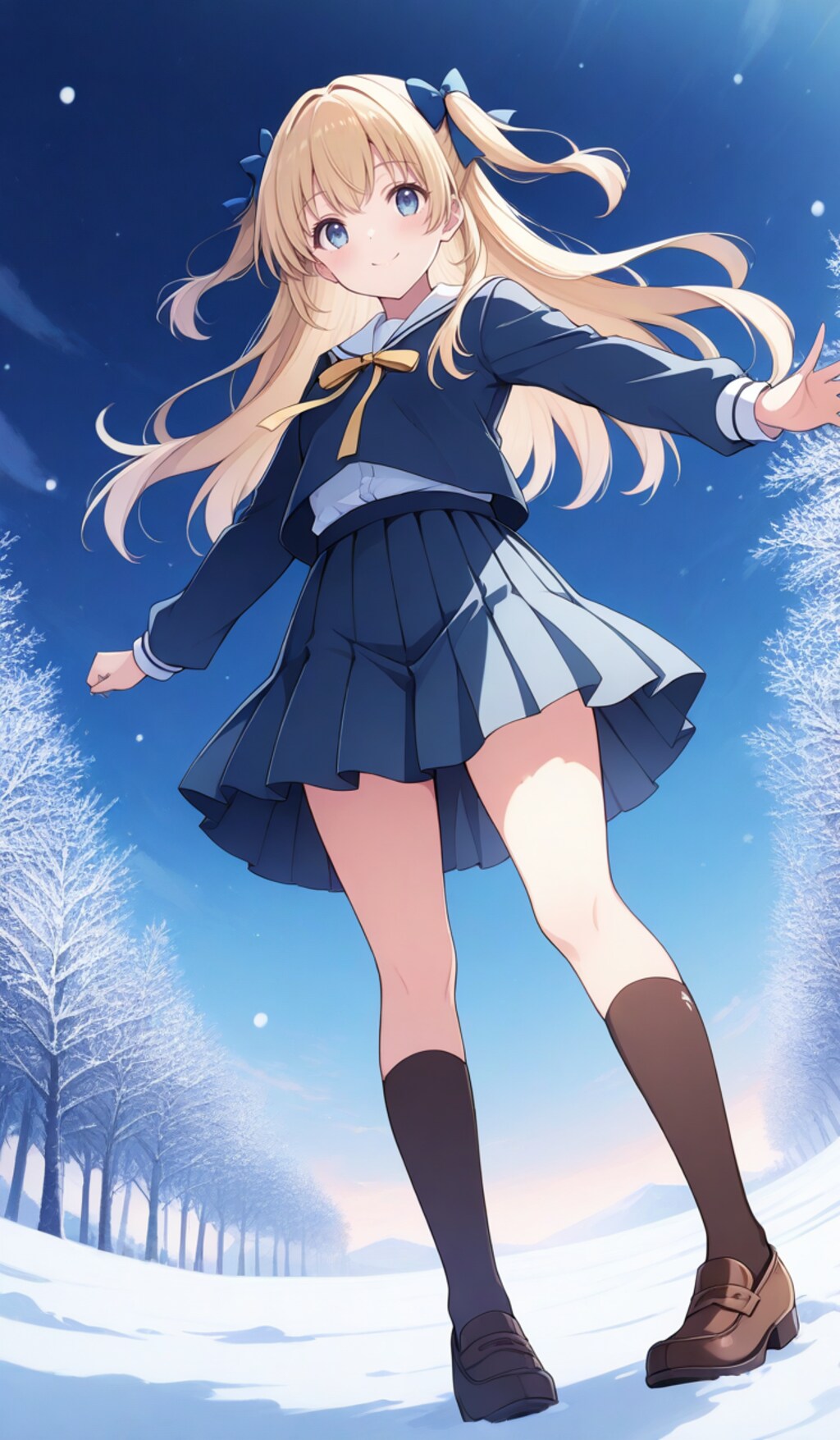 雪の街を楽しもう♪