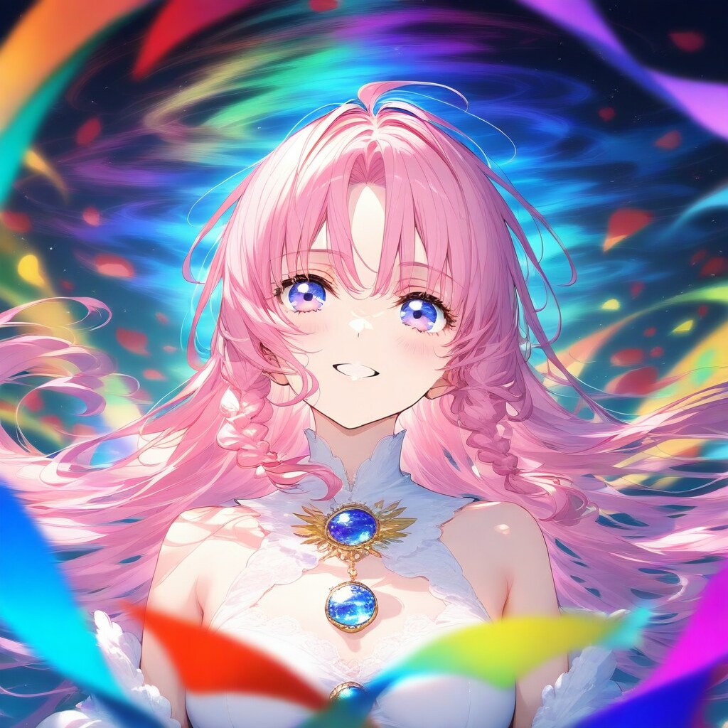 カラフルな少女