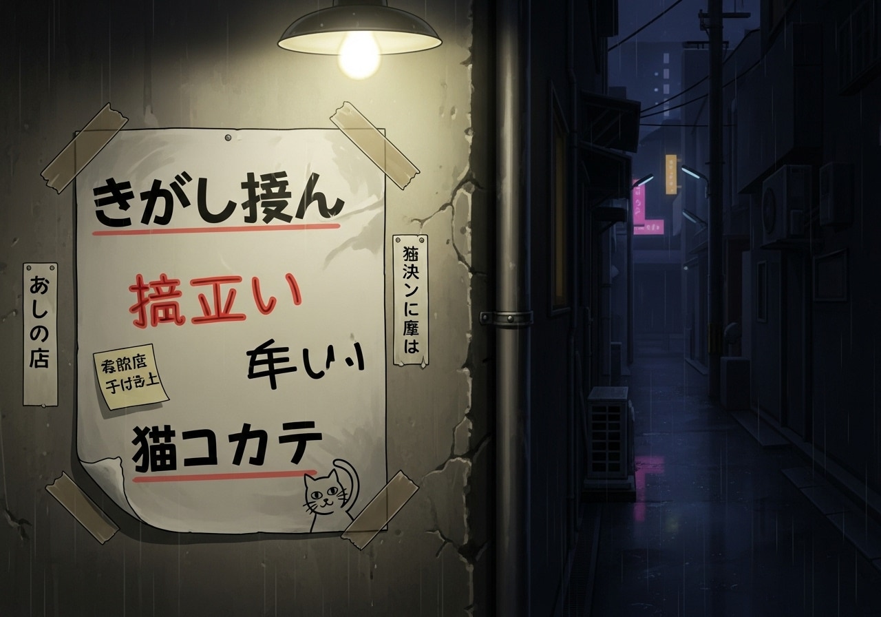 今日は路地裏の紙にいろいろと描かせた | の人気AIイラスト・グラビア