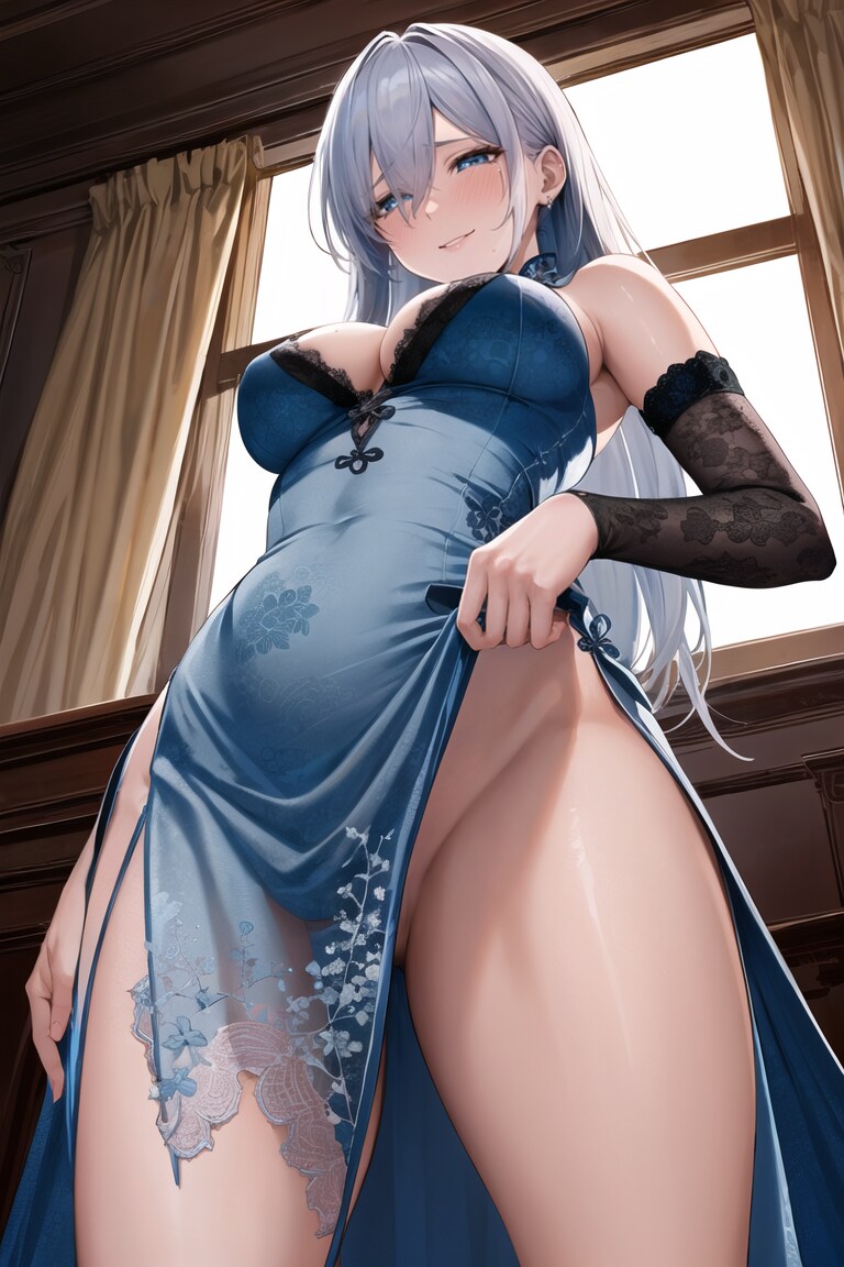銀髪お姉さん_03_チャイナ