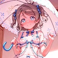 ようちか写真集④  "日傘と少女"（モデル:渡辺曜） 2枚目