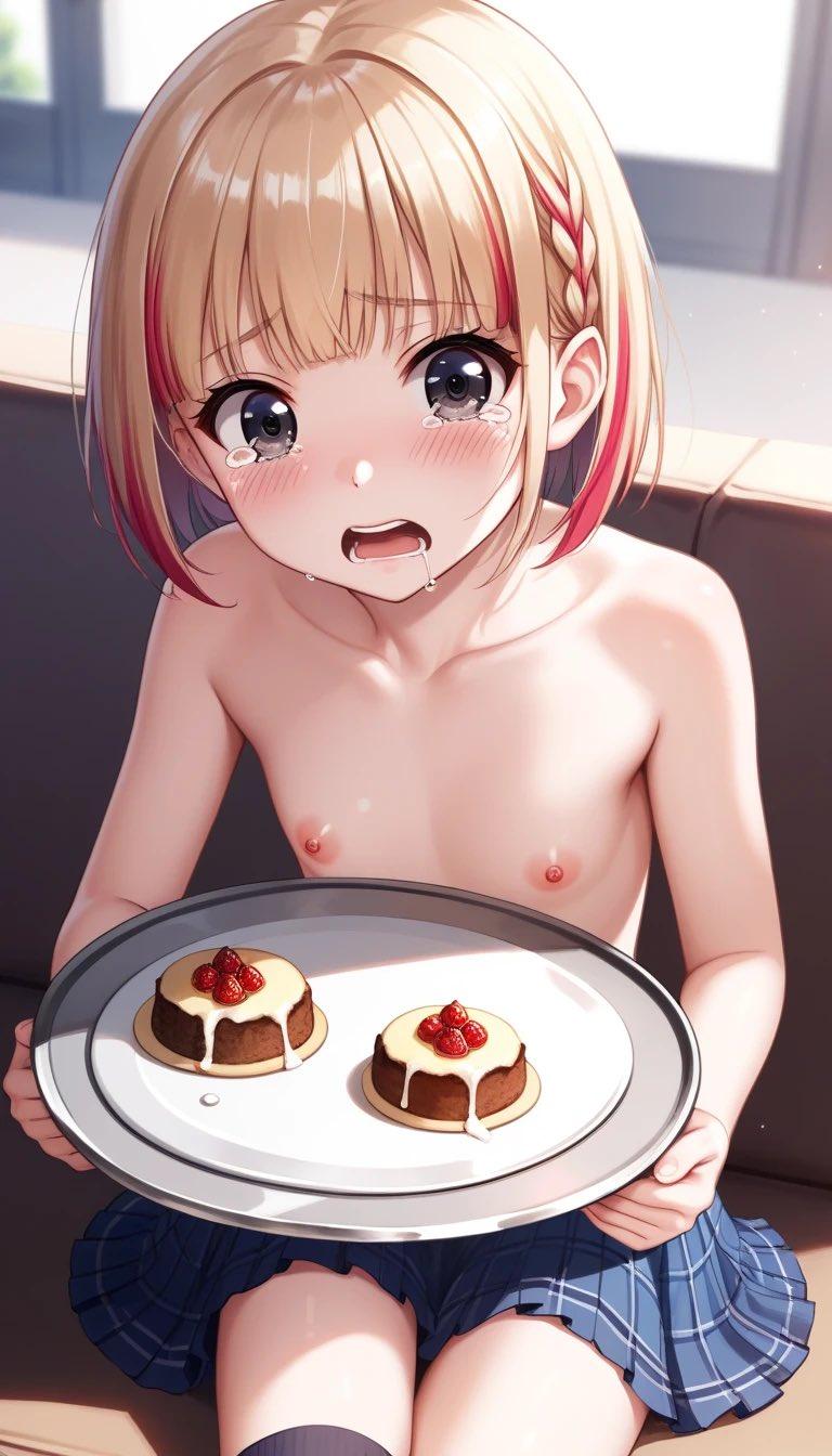 お盆に乗らないよぉ💦