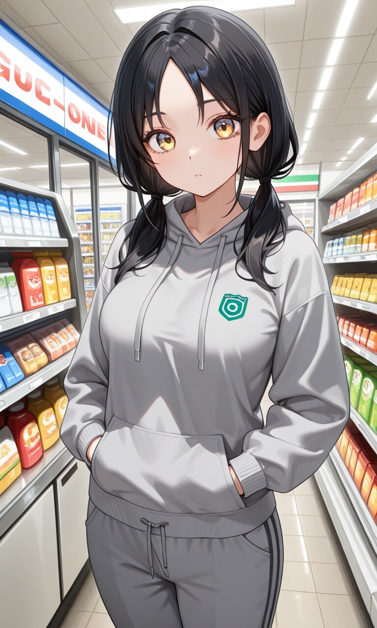 【うちの子】恋偈ちゃんコンビニで買い物