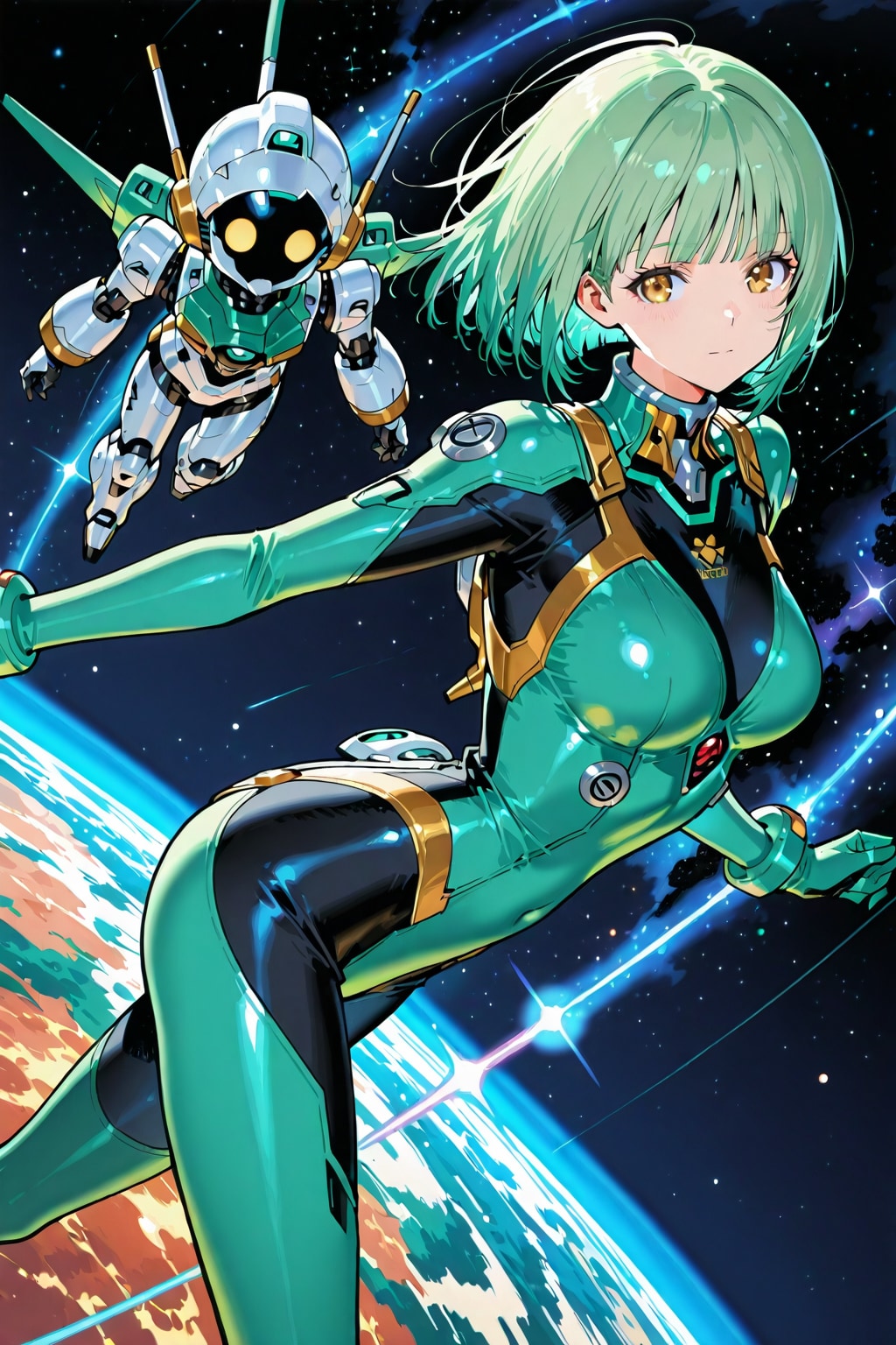 遠隔操縦小型ロボとパイロット | の人気AIイラスト・グラビア