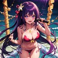 星野アイ　海でライブ 4枚目