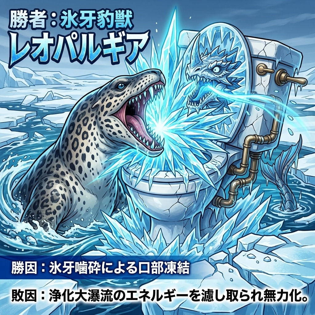 レオパルギア対トイレイオス