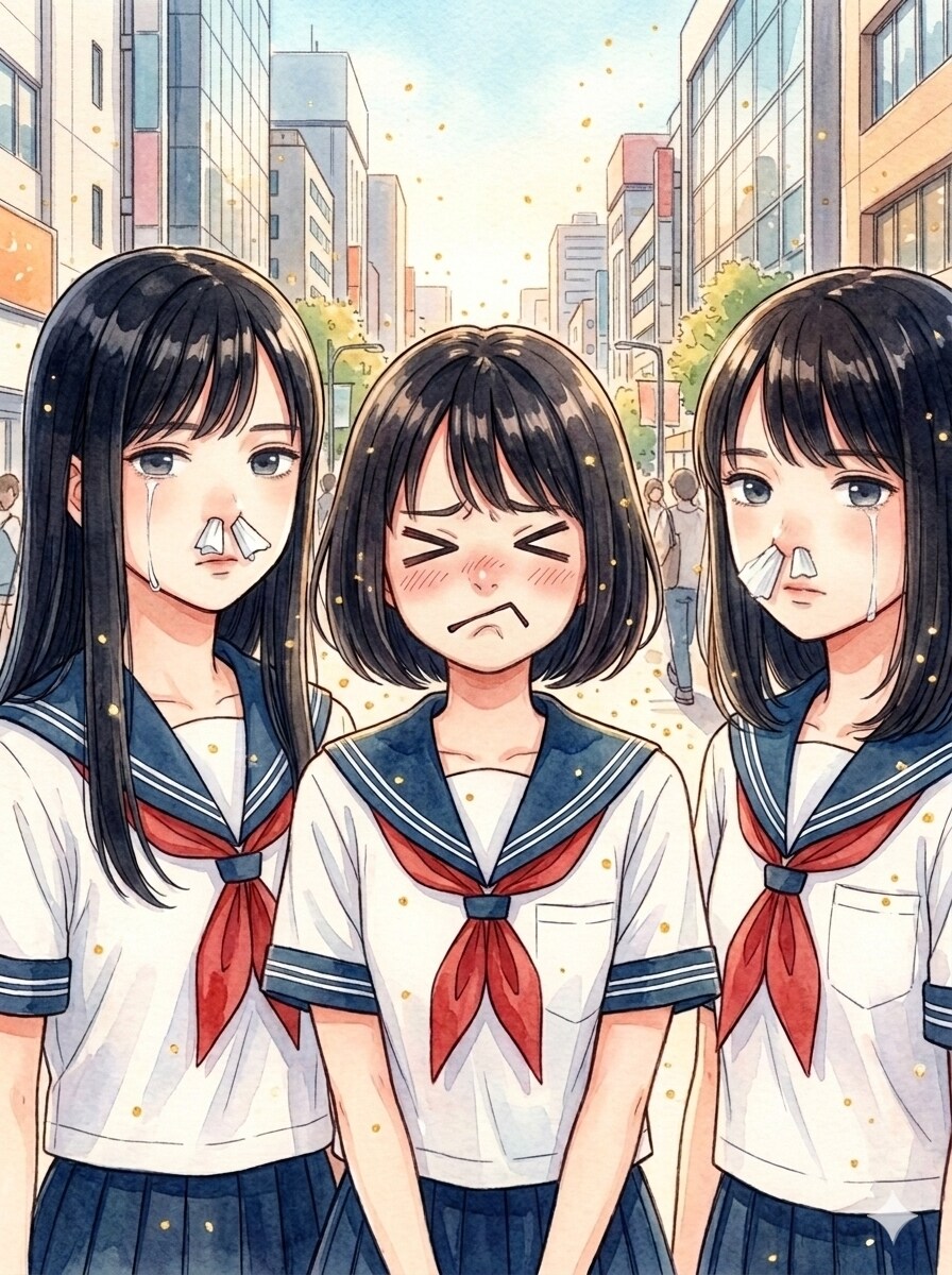 花粉症 | の人気AIイラスト・グラビア