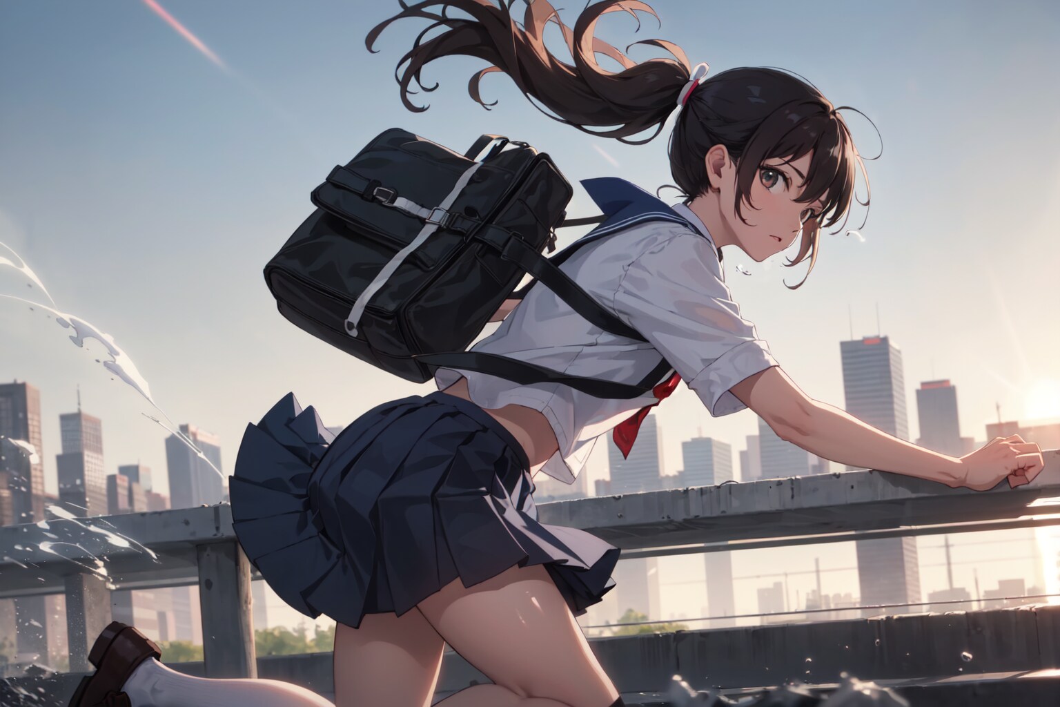 駆け抜ける