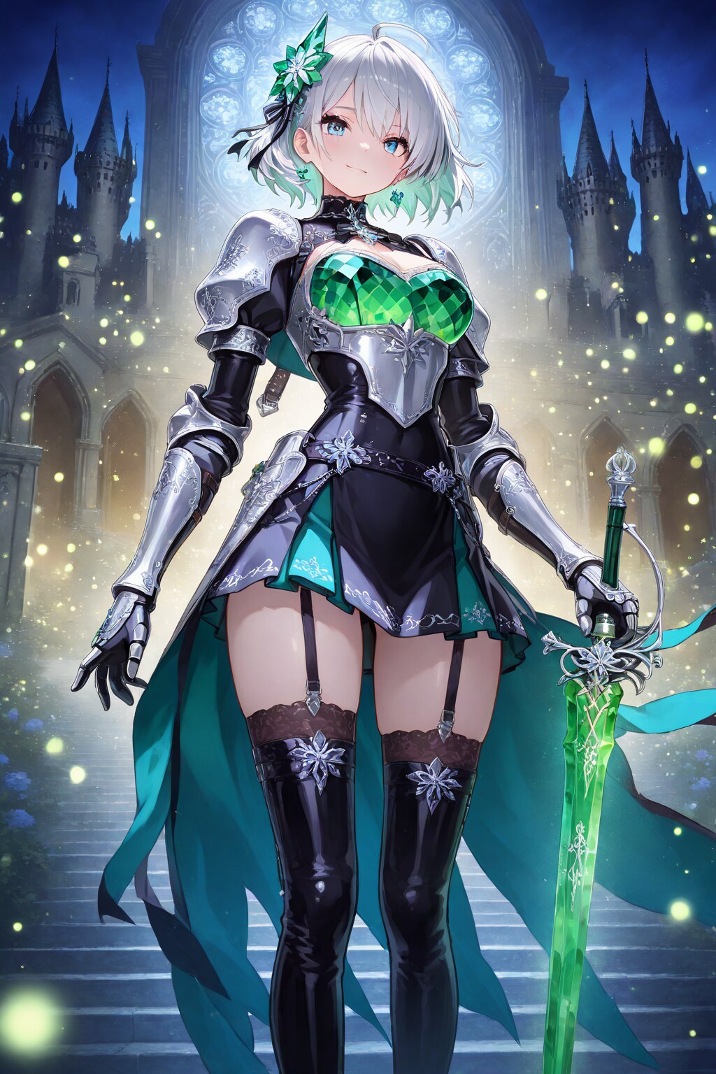 #ENERGY モデル【オリジナルキャラの美少女騎士画像】Ver.02