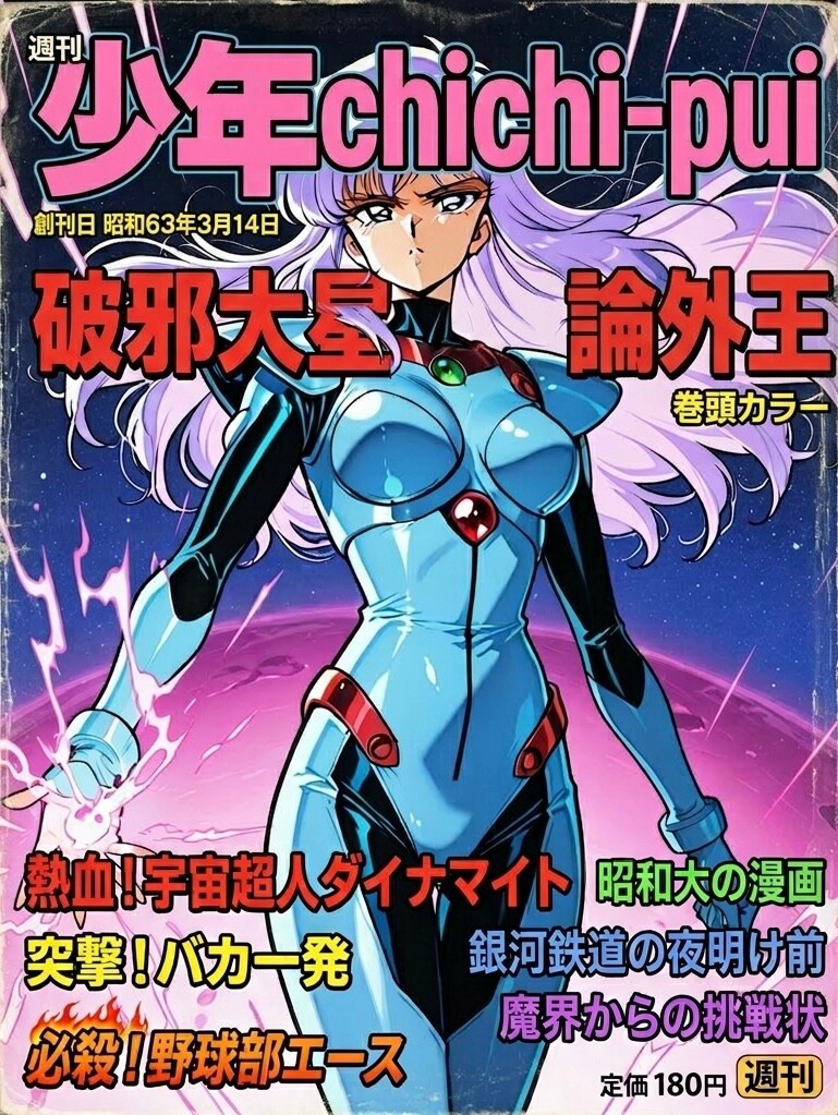昭和テイストの漫画雑誌