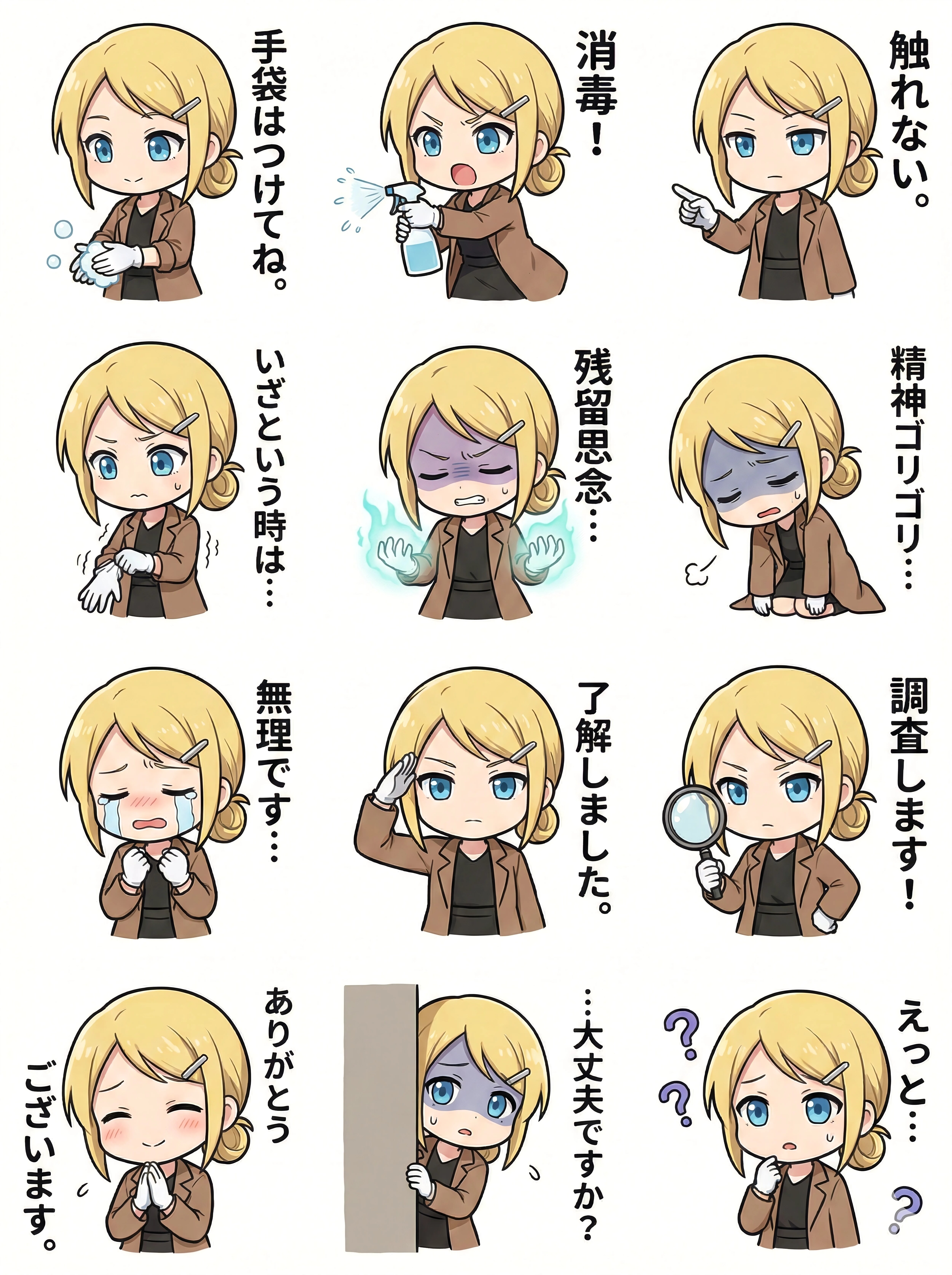 The Agent’s Sticker Book | の人気AIイラスト・グラビア