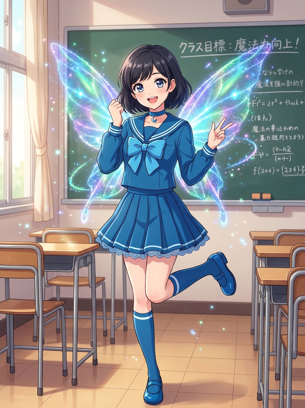 青い制服の妖精