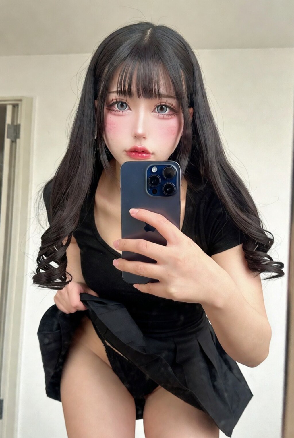スカートめくりギャル