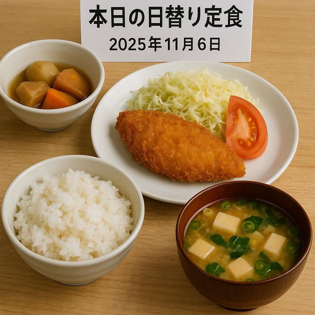 本日の日替わり定食