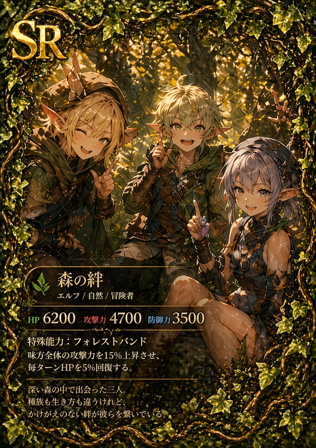 森のUR,SSR,SR