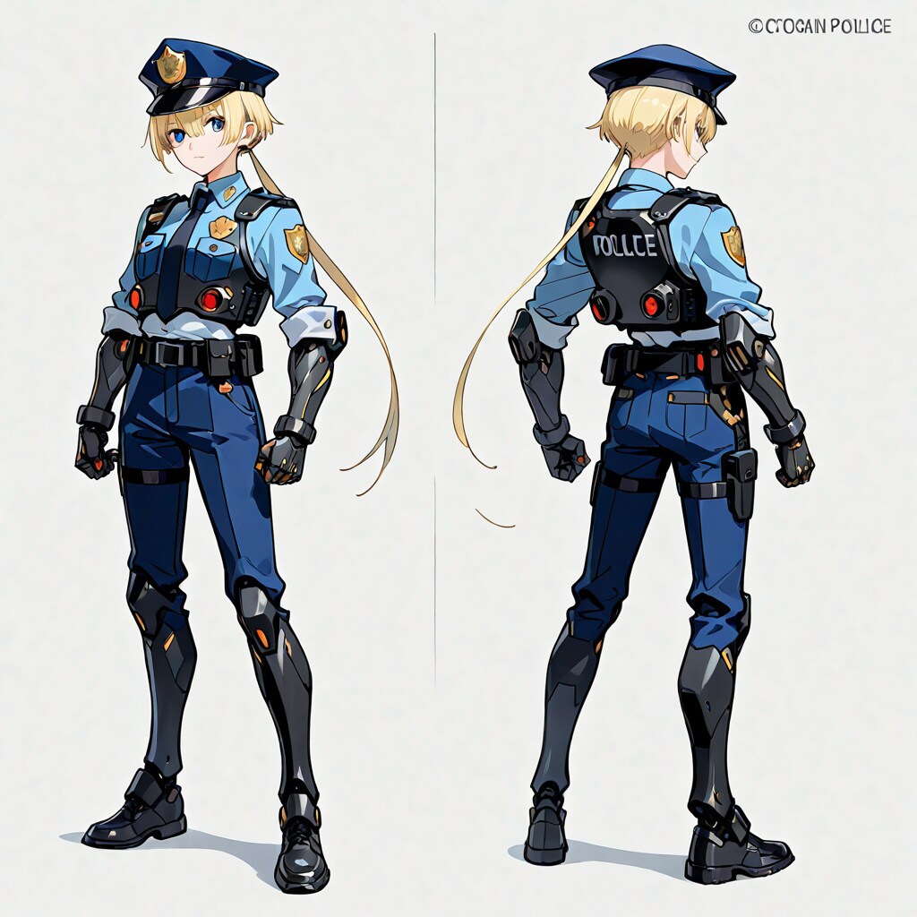 サイボーグ娘な警察官