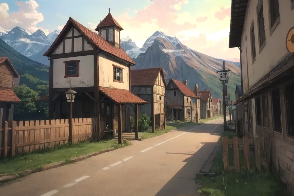 呪われた町