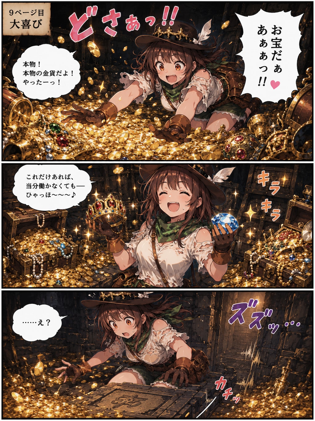 シーフちゃん／洞窟海賊船の秘宝　その３
