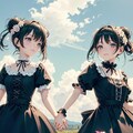 手繋ぎ百合デート 3枚目