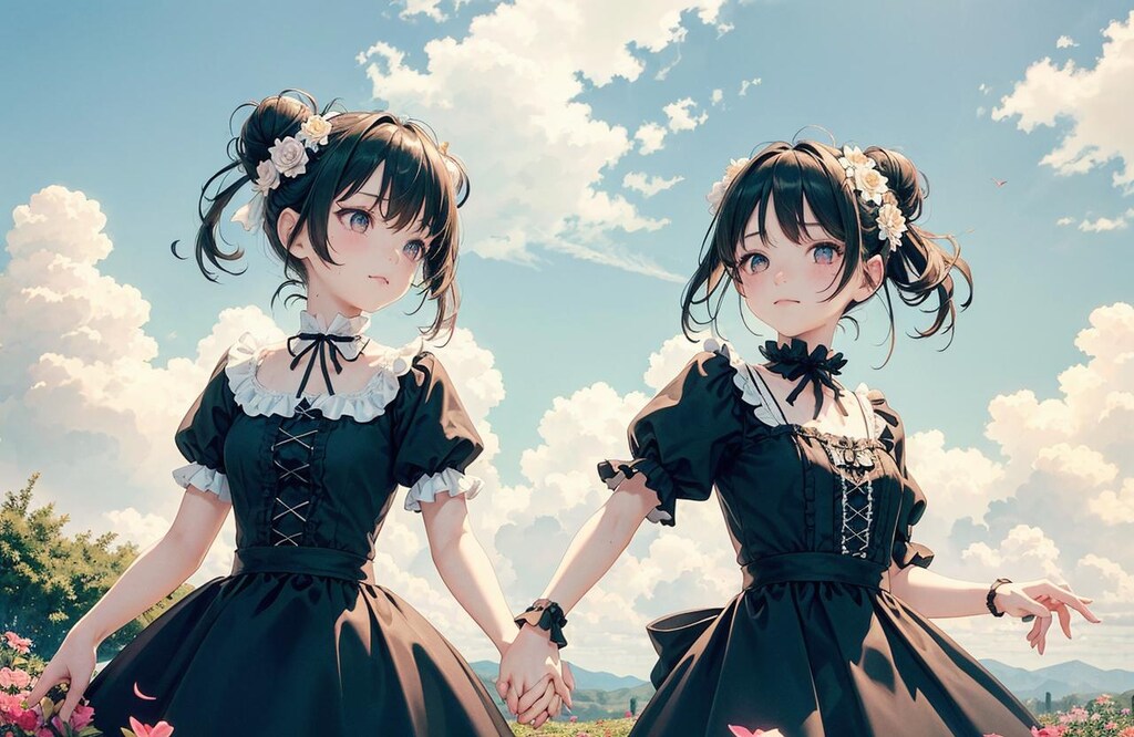 手繋ぎ百合デート