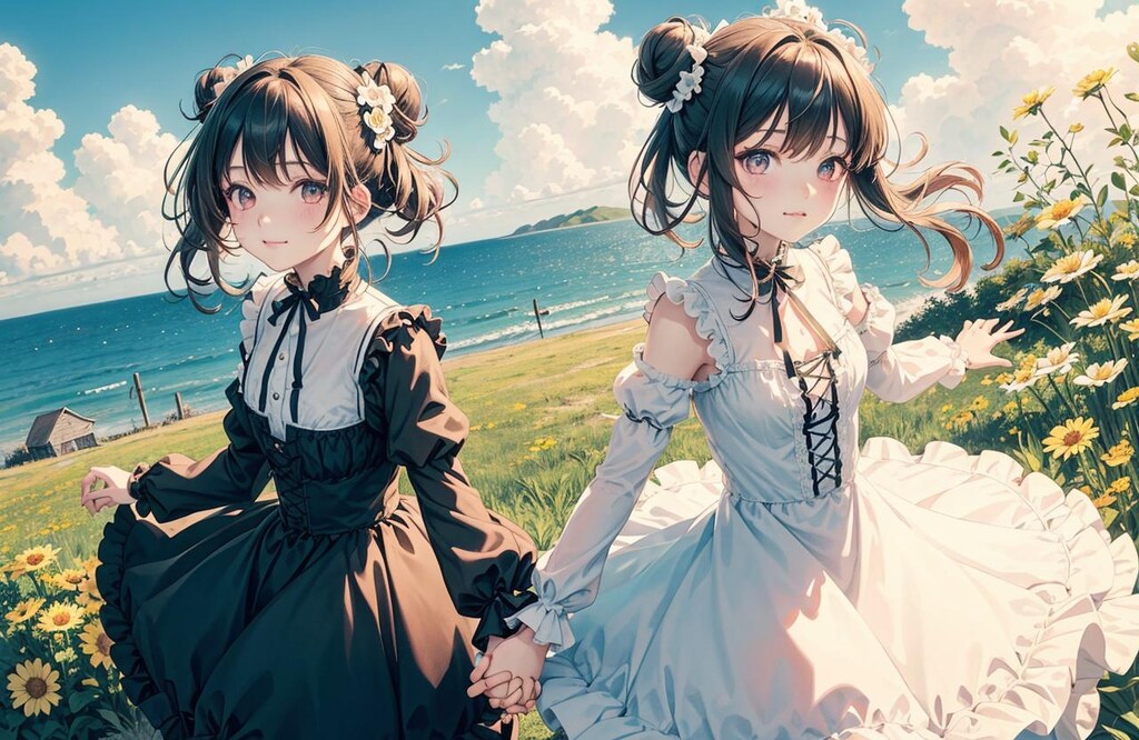 手繋ぎ百合デート