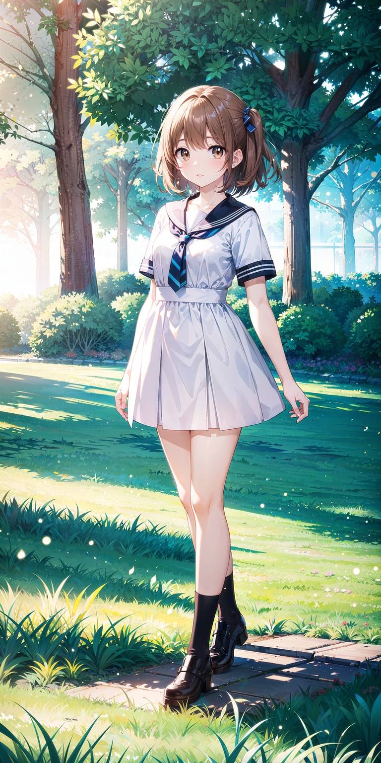 制服少女 150 | の人気AIイラスト・グラビア