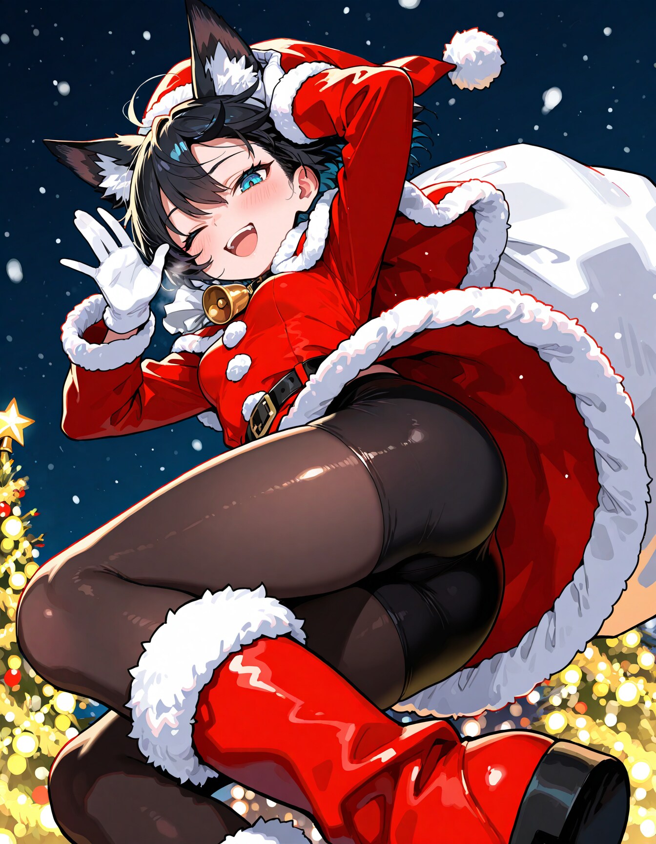 ちょっと早いけどサンタでーす