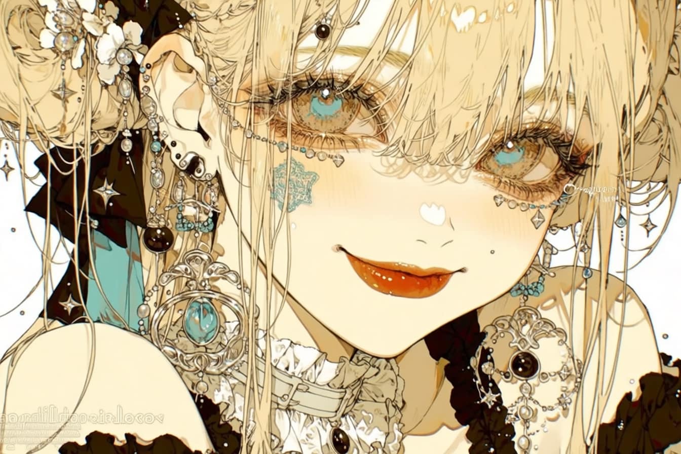 着飾る | の人気AIイラスト・グラビア