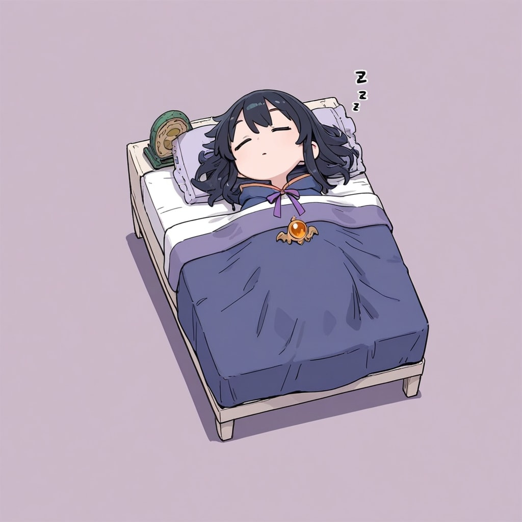魔女の睡眠 | の人気AIイラスト・グラビア