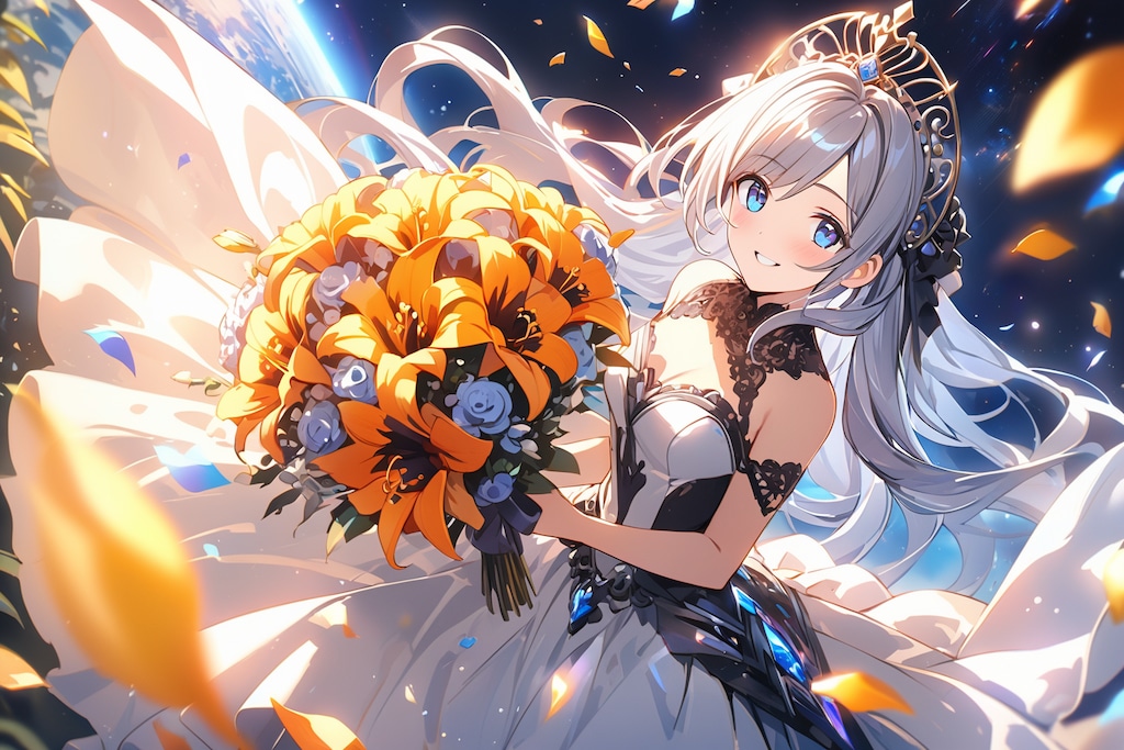 彲影ちゃんの宇宙結婚式♪