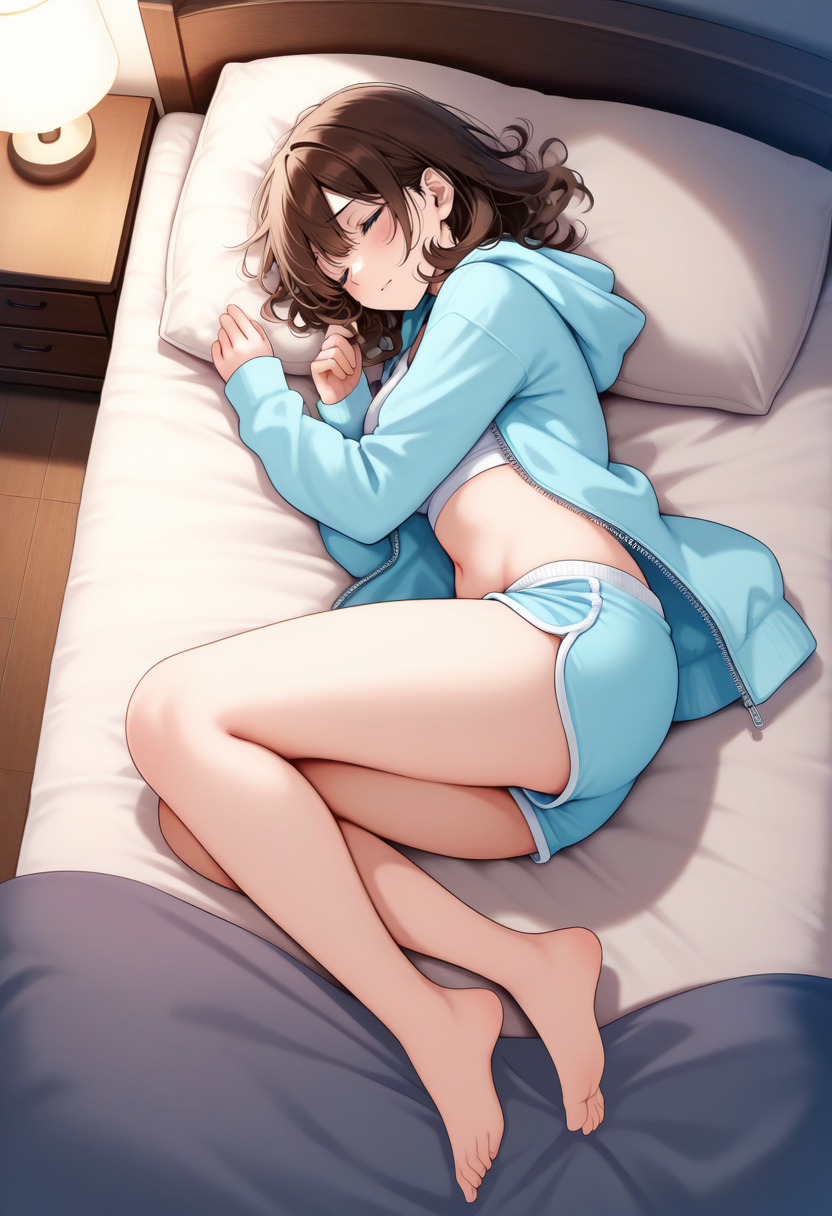 明日は早く起きるんだ…Zzz