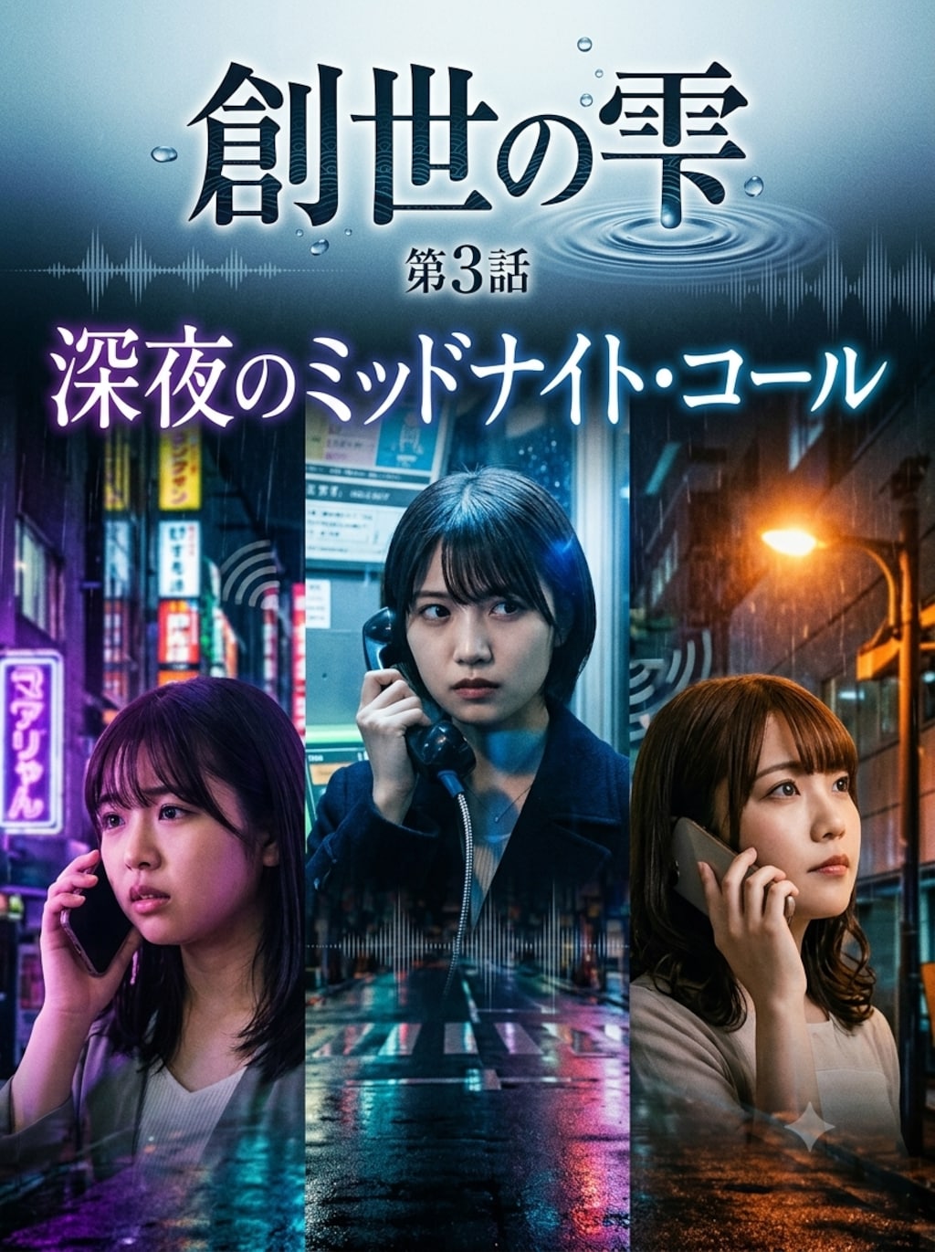 フォトコミック風なPuni-Paletteの3人
