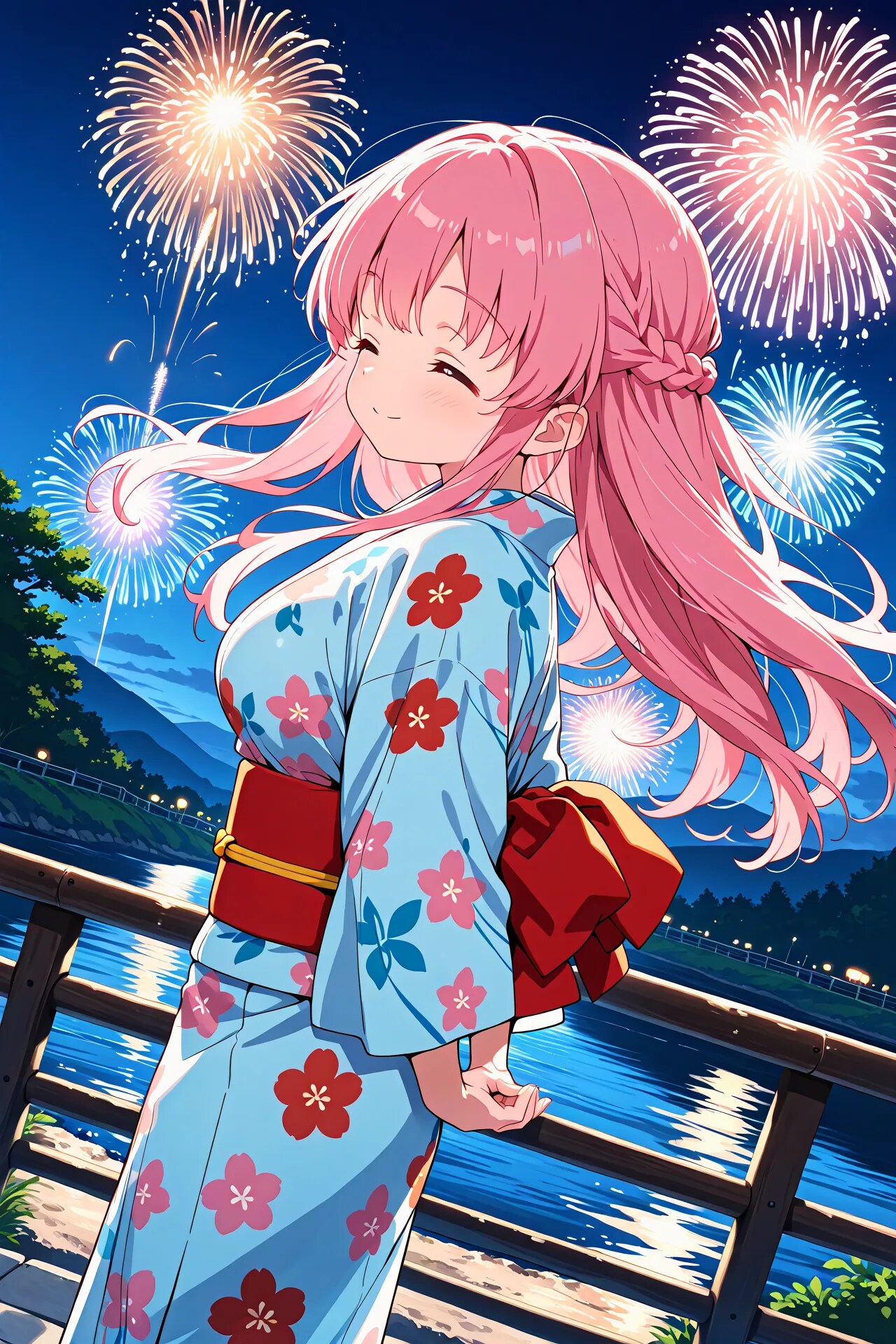 夏祭りのりなちゃん